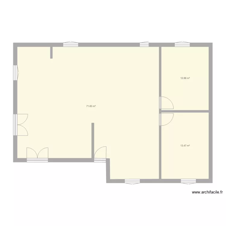 Maison papa complet. Plan de 