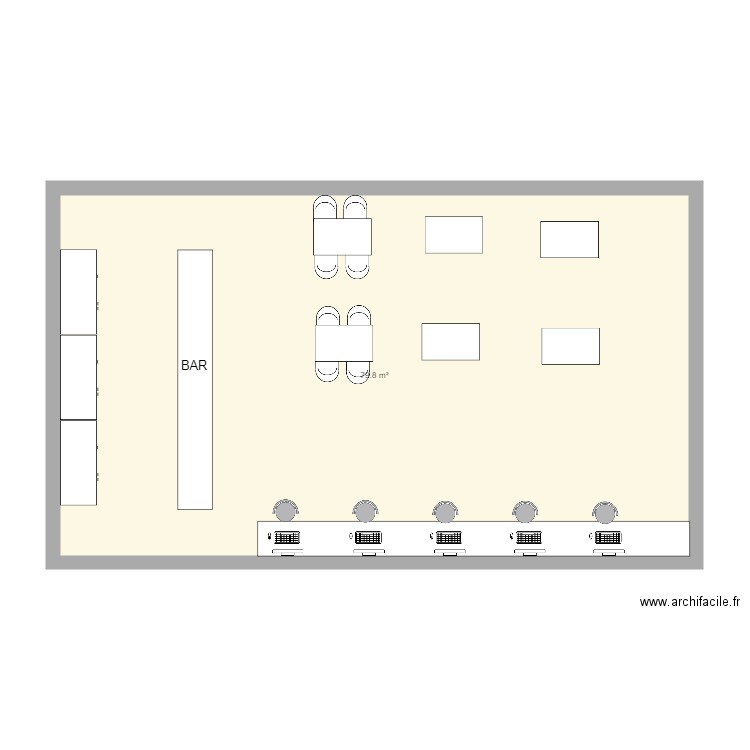 BAR 2. Plan de 0 pièce et 0 m2