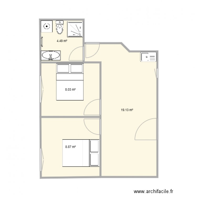 rdc gauche. Plan de 0 pièce et 0 m2