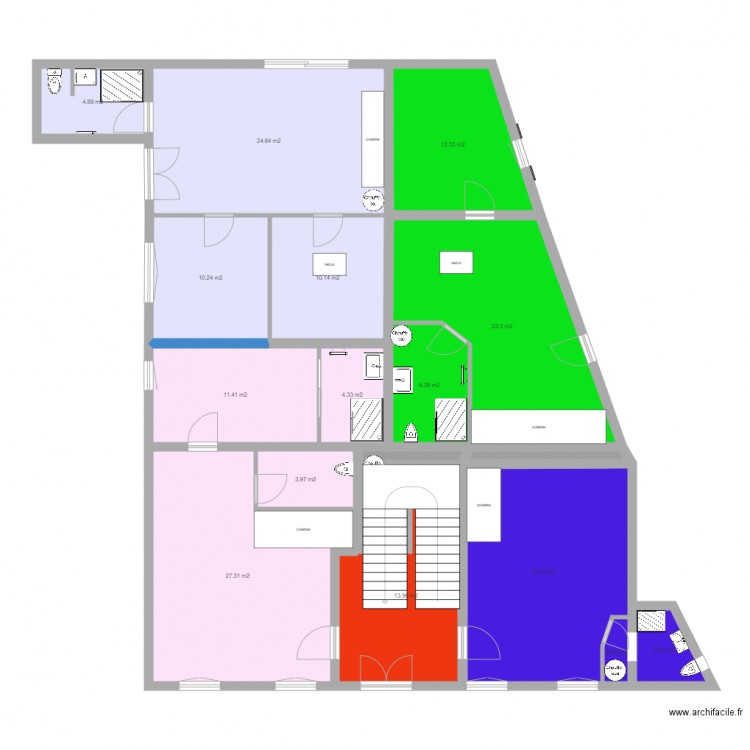 rdc NEW. Plan de 0 pièce et 0 m2