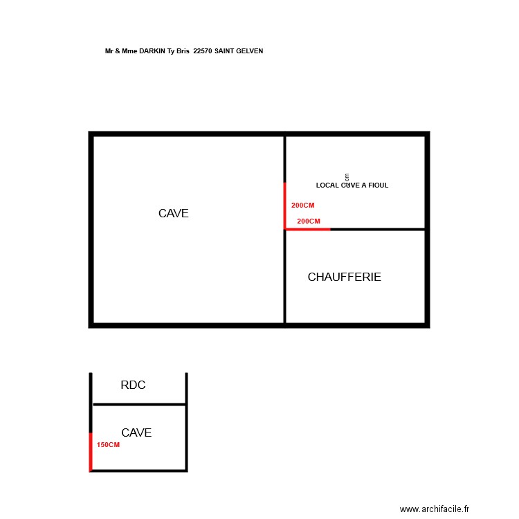 DARKIN. Plan de 0 pièce et 0 m2