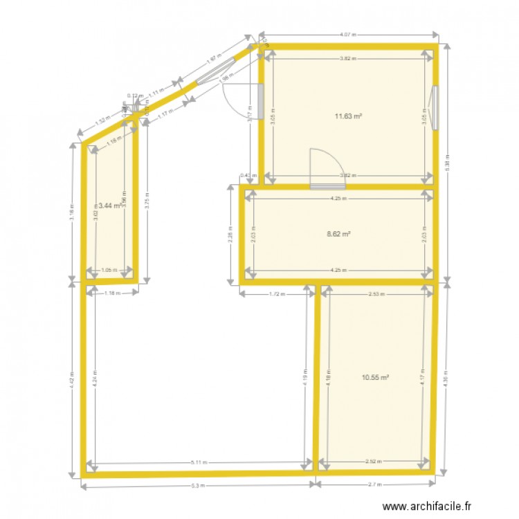 T3 R3 VERSION 2. Plan de 0 pièce et 0 m2