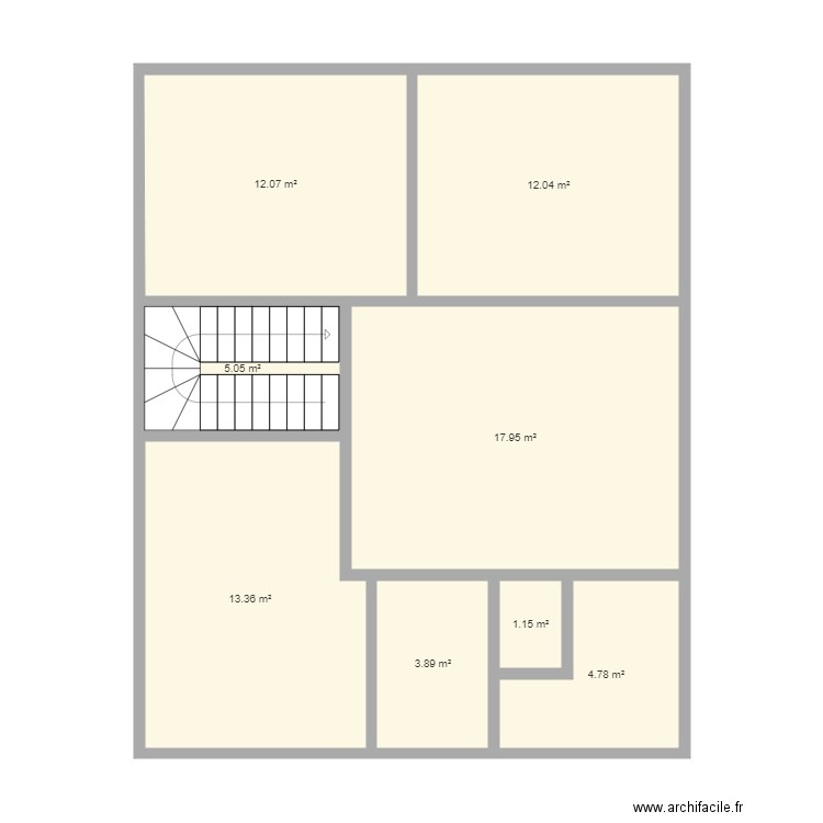 plan hak w say etage1. Plan de 0 pièce et 0 m2