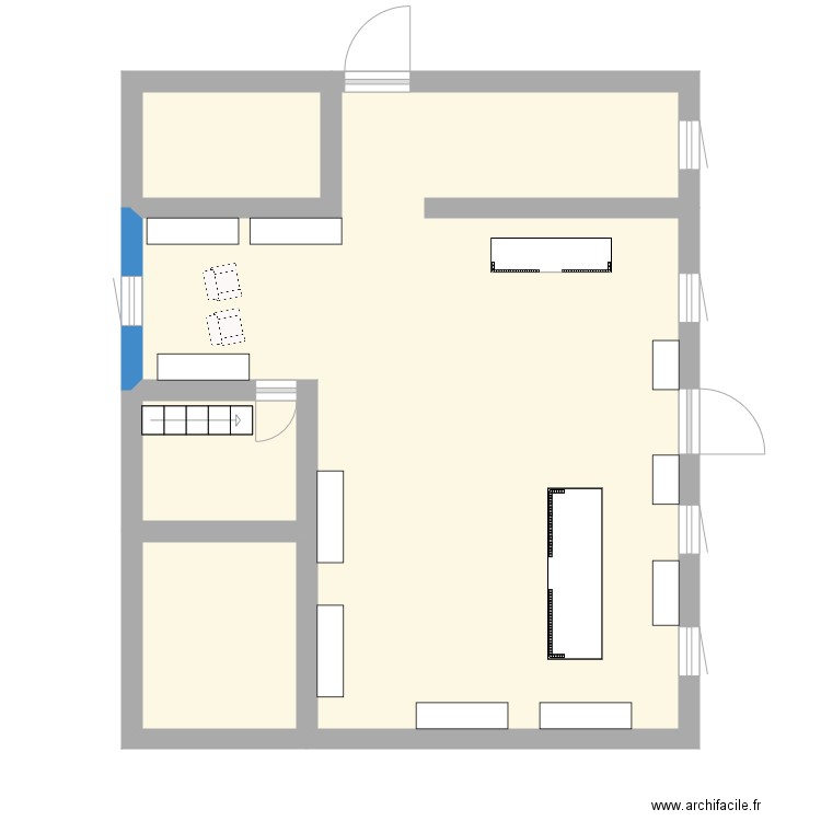 plan magasin . Plan de 0 pièce et 0 m2