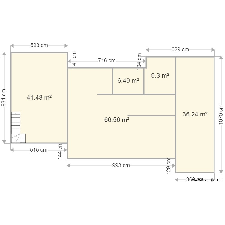 2r1 deseuste. Plan de 0 pièce et 0 m2