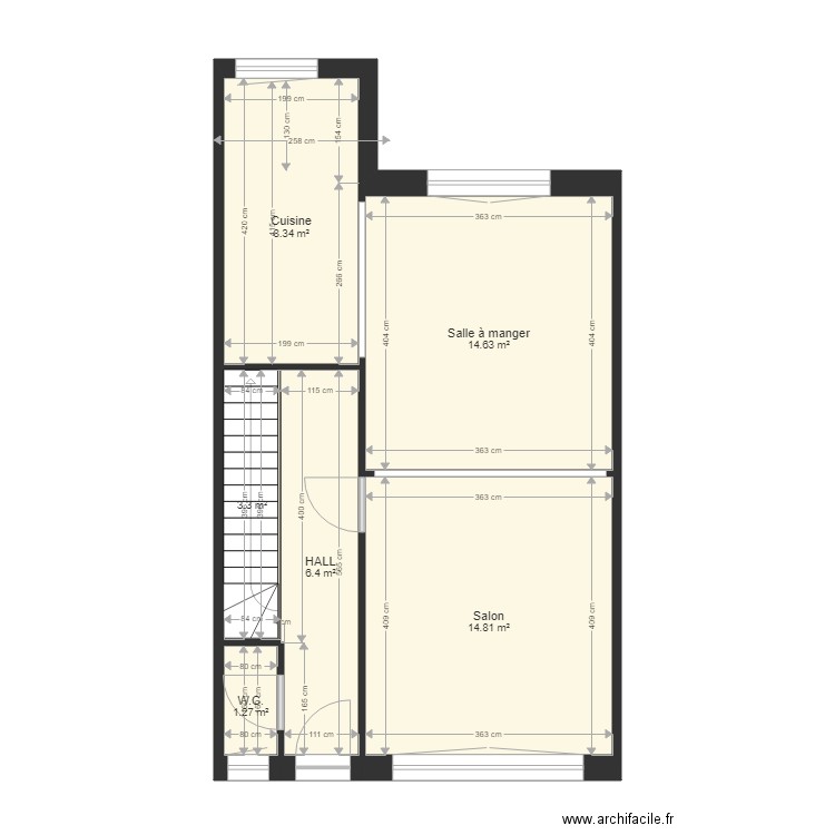 MAX Jean Morjau RDC. Plan de 0 pièce et 0 m2