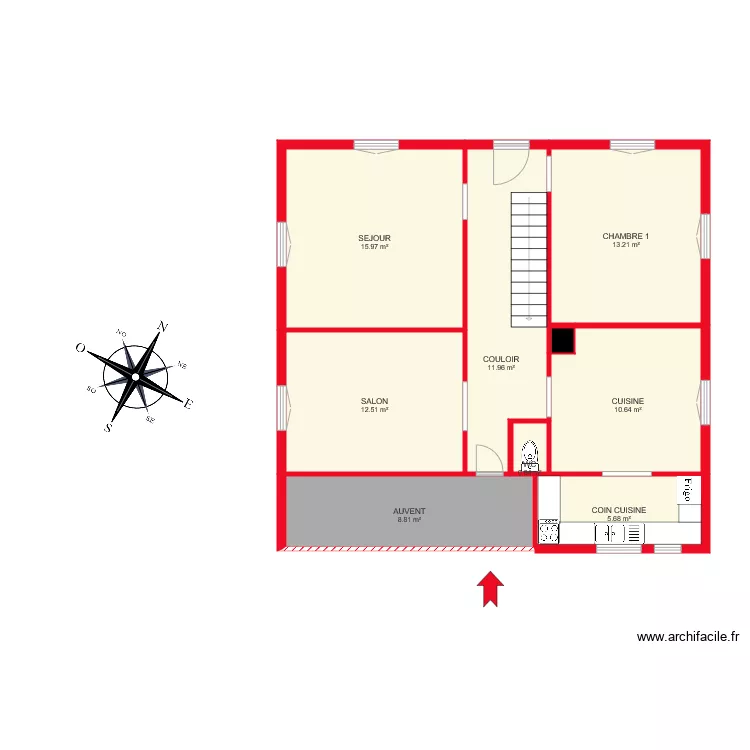 BI 6066 TEST FREDERIC RDC. Plan de 