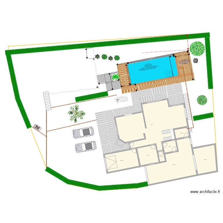 Agnelas piscine v9. Plan de 0 pièce et 0 m2