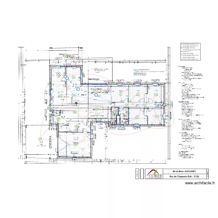 JAVOUHEY. Plan de 