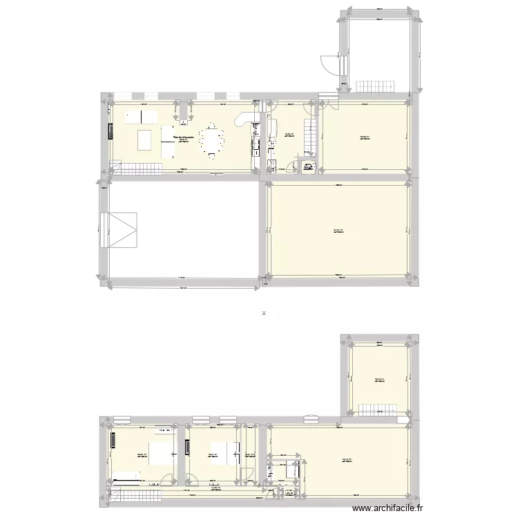 Long&egrave;re GUYNEMER. Plan de 