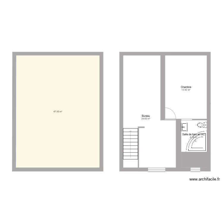 Etage Jean Bart. Plan de Etage Jean Bart. Plan de