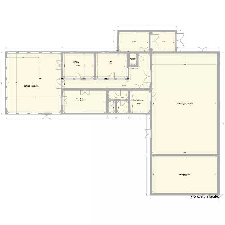 RC et SALLE AUDITION IMPULSE maj 17-06-22. Plan de 