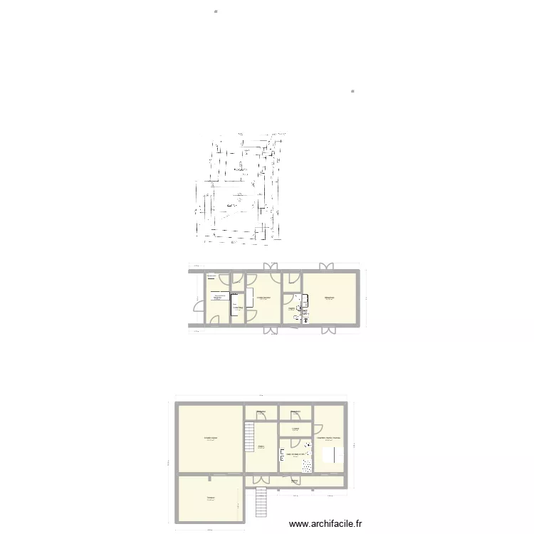Baita Ostana. Plan de 