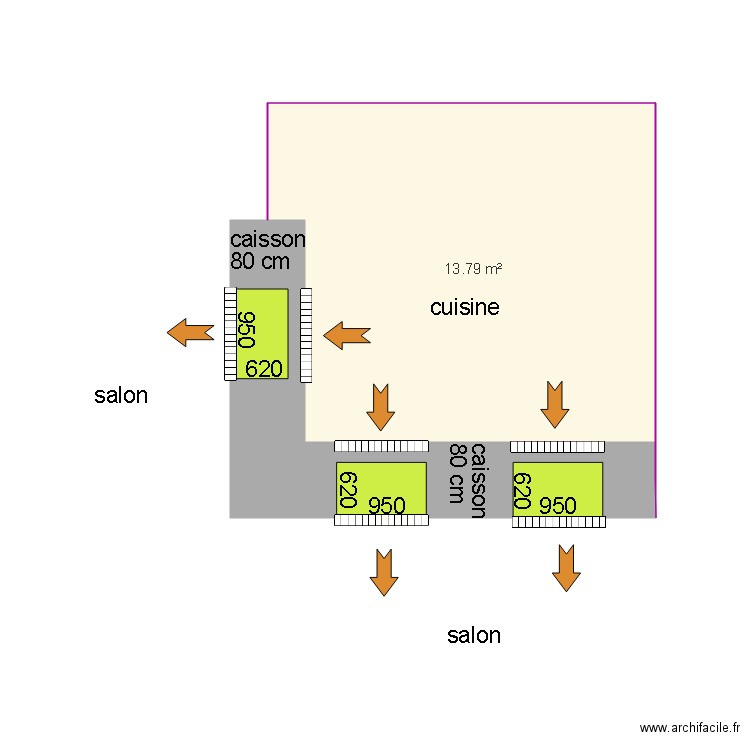 vue dessus clim M MOGALIA. Plan de 0 pièce et 0 m2