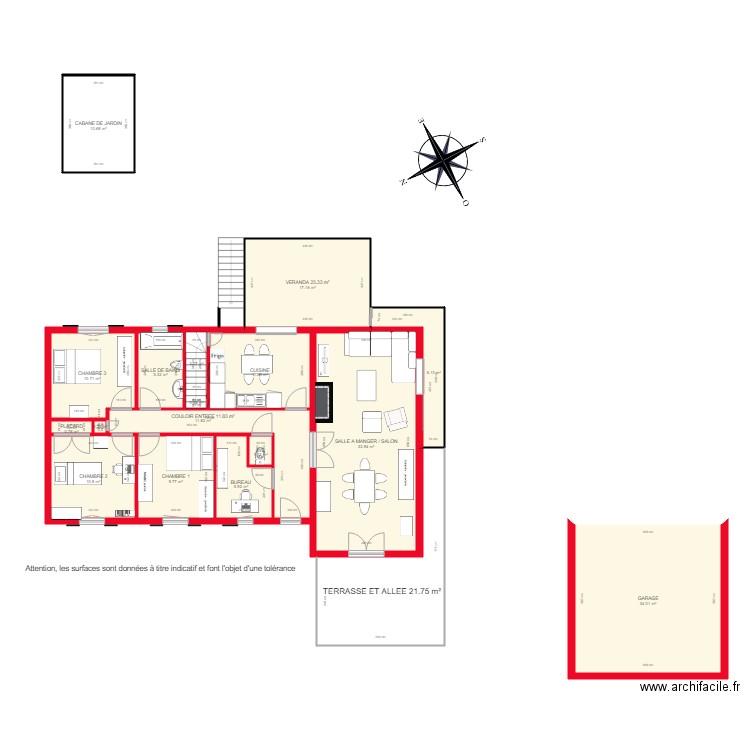 BI2786 REZDECHAUSSE COTE. Plan de 0 pièce et 0 m2