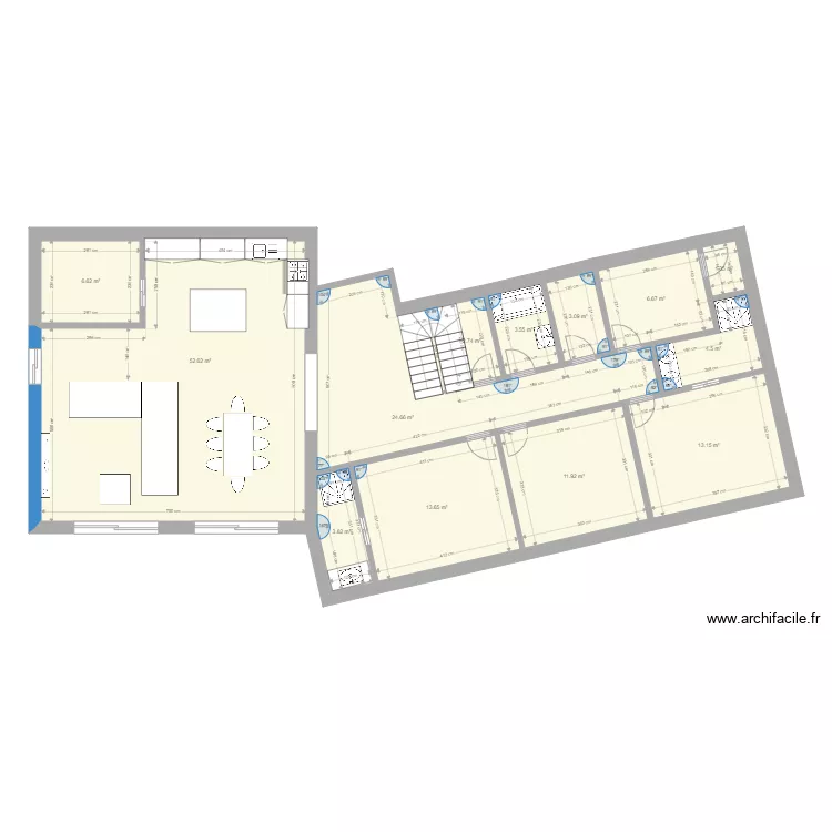 plan RDC peyriere option 1. Plan de 