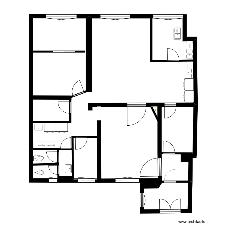 local 2. Plan de 0 pièce et 0 m2