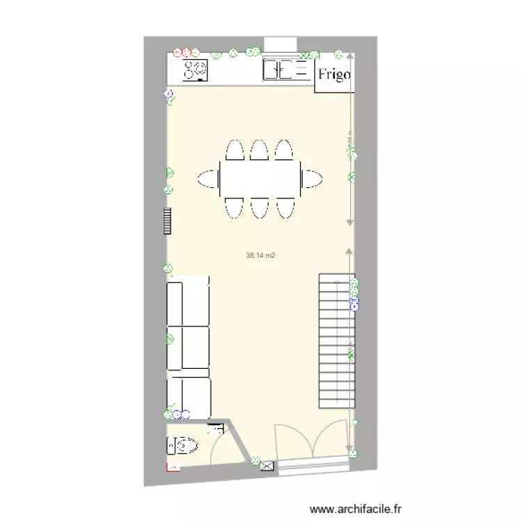 Bonnieux Plan travaux Electricit&eacute;. Plan de 
