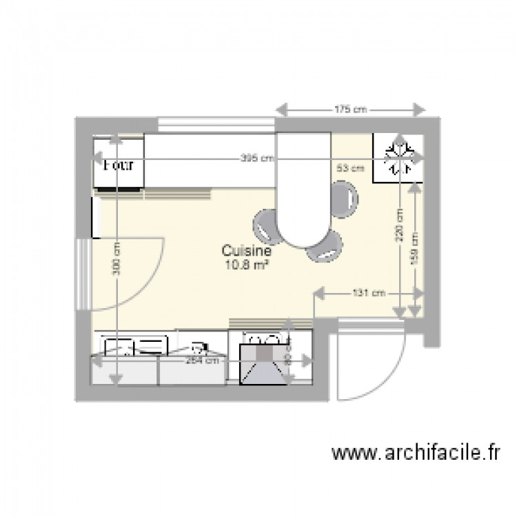 cuisine NdM  V4. Plan de 0 pièce et 0 m2