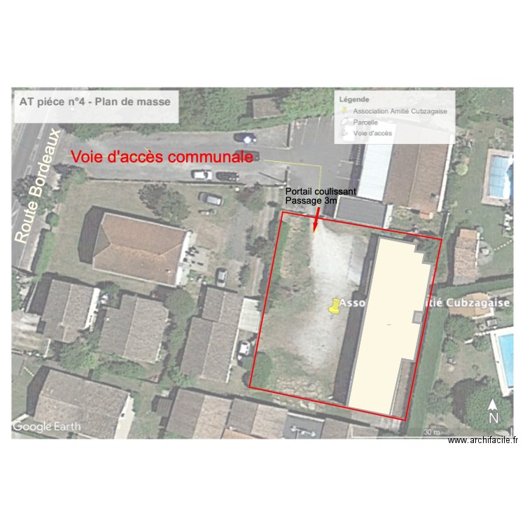 AT4 Dossier sécurité plan de masse. Plan de 0 pièce et 0 m2