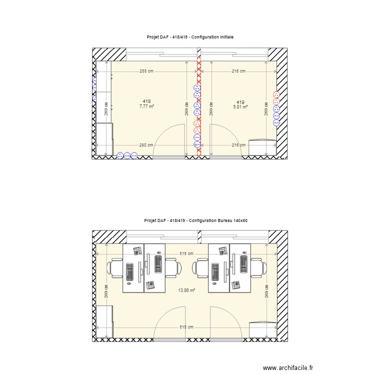 Projet DAF 418 419. Plan de 0 pièce et 0 m2