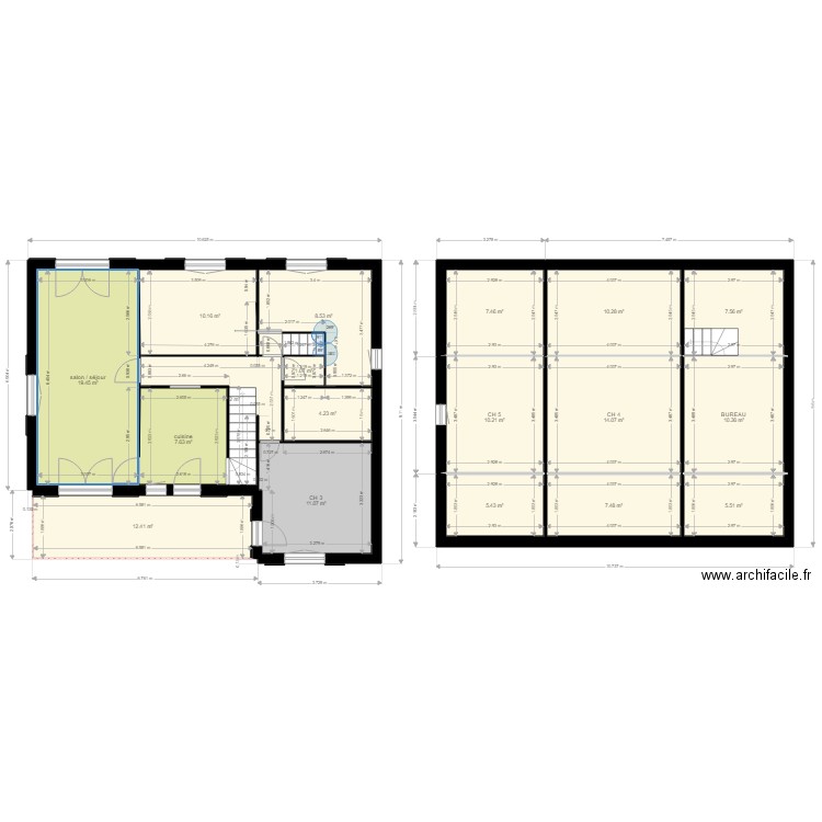 maison 2. Plan de 0 pièce et 0 m2