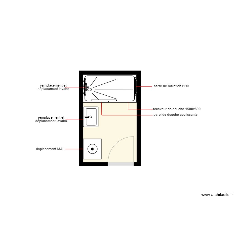 padra. Plan de 0 pièce et 0 m2