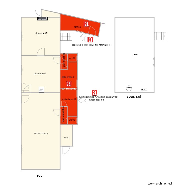 BOULISSIA AM. Plan de 13 pièces et 121 m2