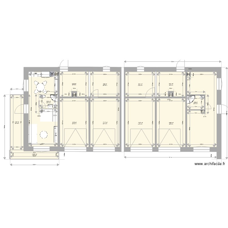 STUDIO 1. Plan de 0 pièce et 0 m2