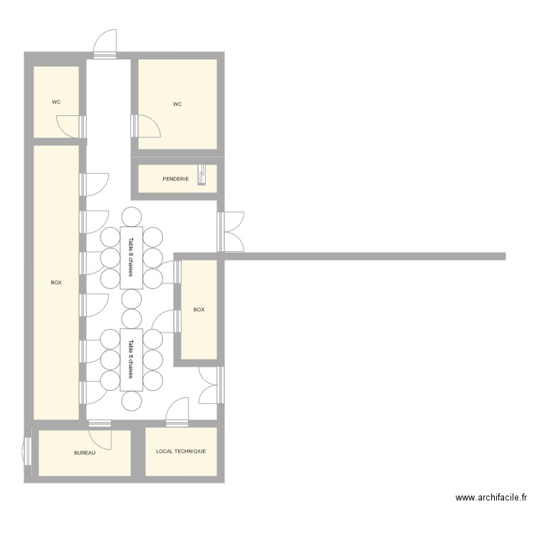 COULOIR . Plan de 0 pièce et 0 m2