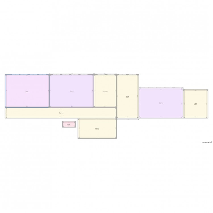 ecole montesquieur. Plan de 9 pièces et 326 m2