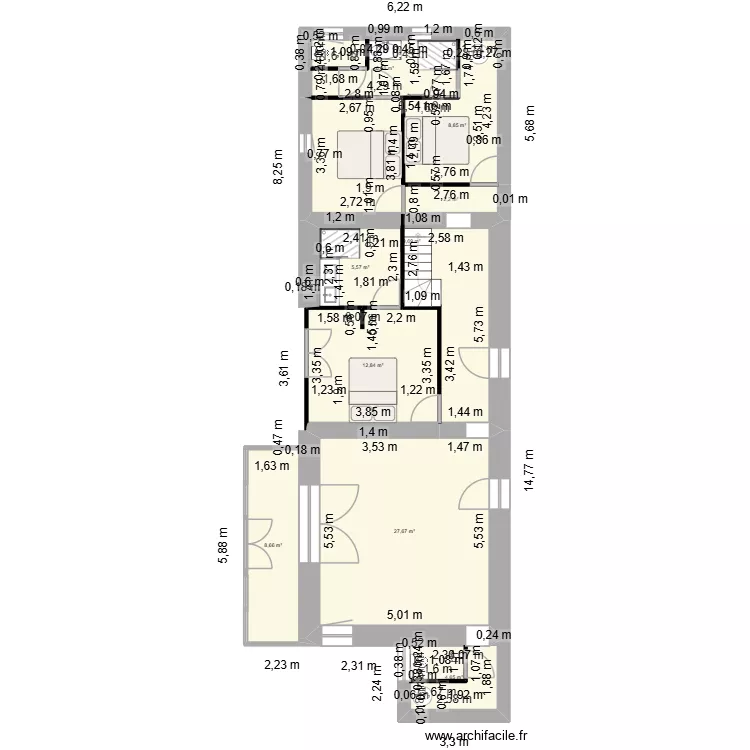 jean_phi int aménagé. Plan de 9 Pièces et 97 m² jean_phi int aménagé. Plan de 9 Pièces et 97 m²