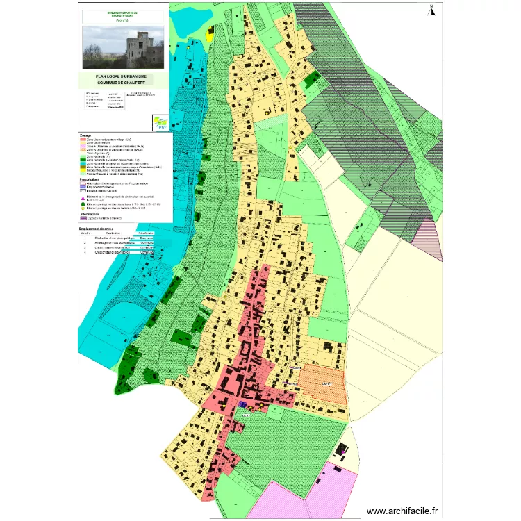 plan de zonage. Plan de plan de zonage. Plan de