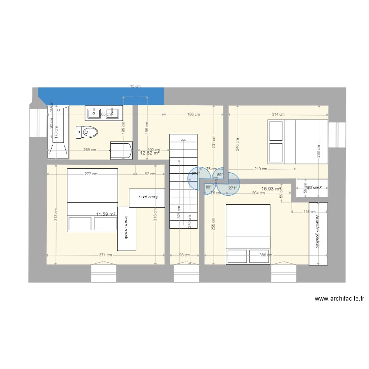 sausseyétageeprojet3. Plan de 0 pièce et 0 m2