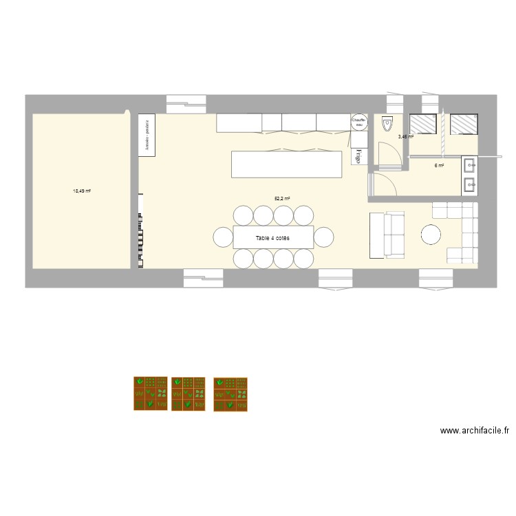 rdc. Plan de 0 pièce et 0 m2