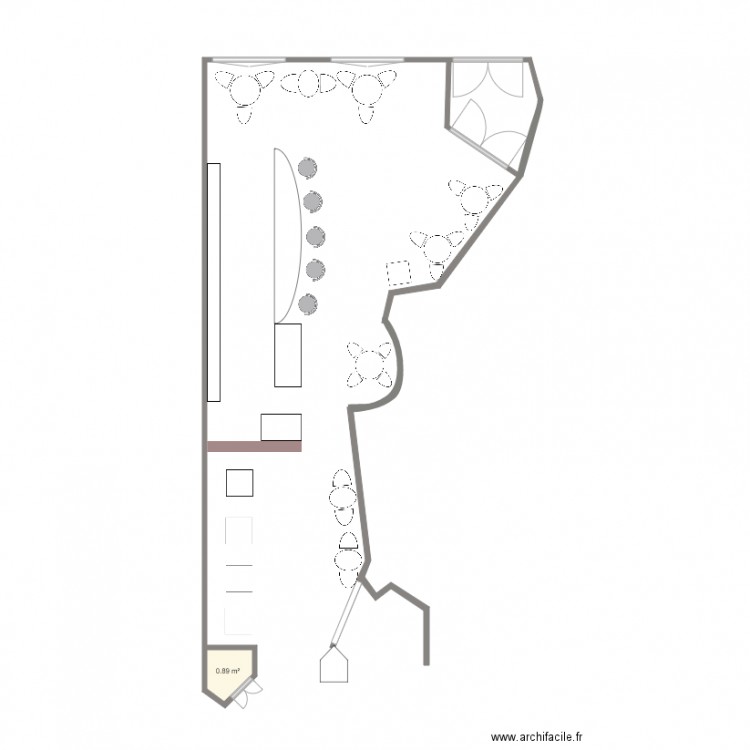 PLAN UNIVERS CAFE BAR. Plan de 0 pièce et 0 m2