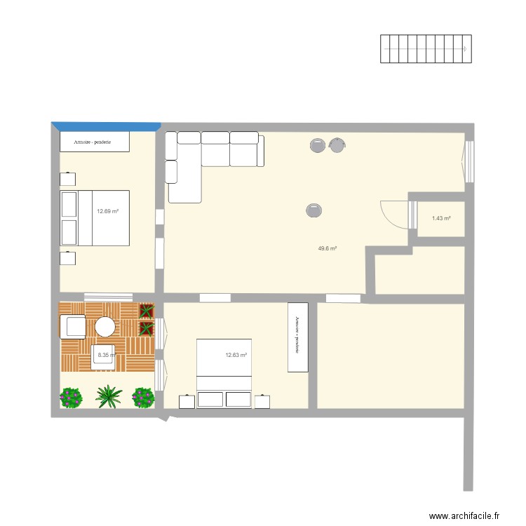 rdC. Plan de 0 pièce et 0 m2