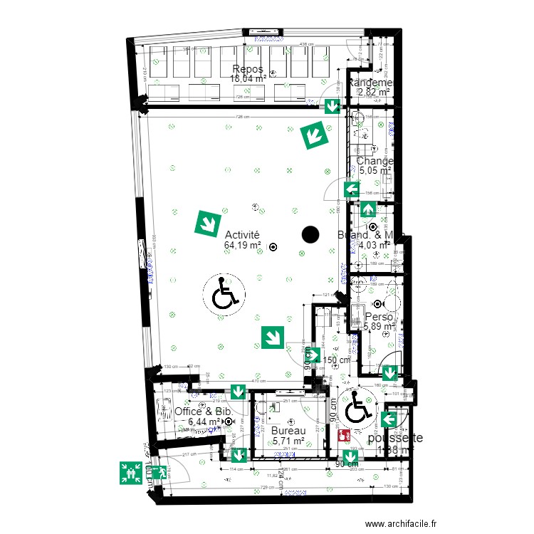 93 Aubervilliers Motte 1 URBA PROJET V ArL 250622 JR EVACU. Plan de 0 pièce et 0 m2