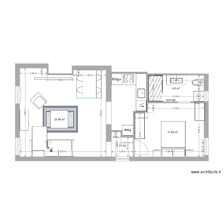 Barbes V2. Plan de 0 pièce et 0 m2