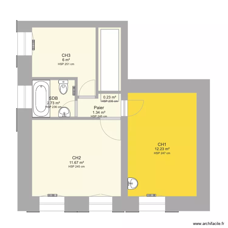 Bolgheri RDC V01. Plan de 