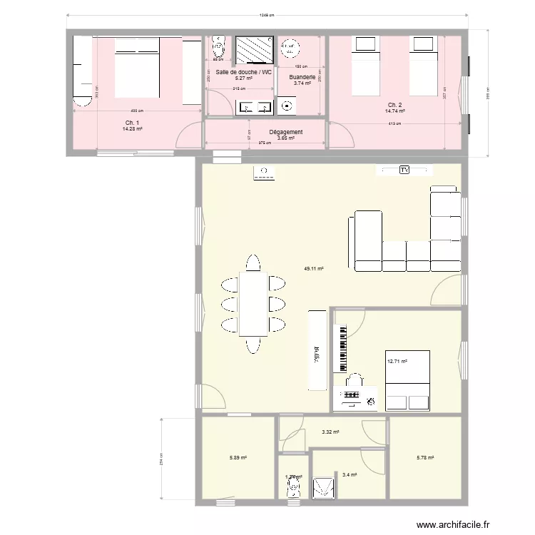 Maubuisson Extension v20. Plan de Maubuisson Extension v20. Plan de