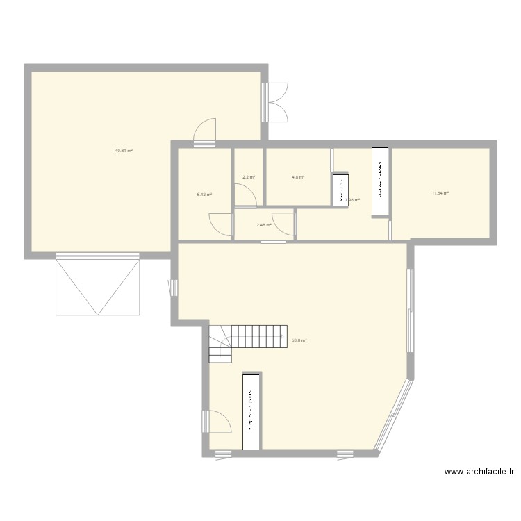 Plan maison Monterblanc. Plan de 0 pièce et 0 m2