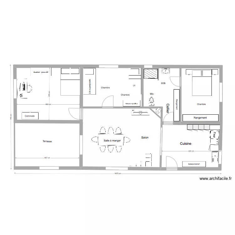 Plan 6. Plan de 