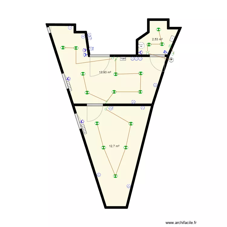 AUBERVILIER B. Plan de AUBERVILIER B. Plan de