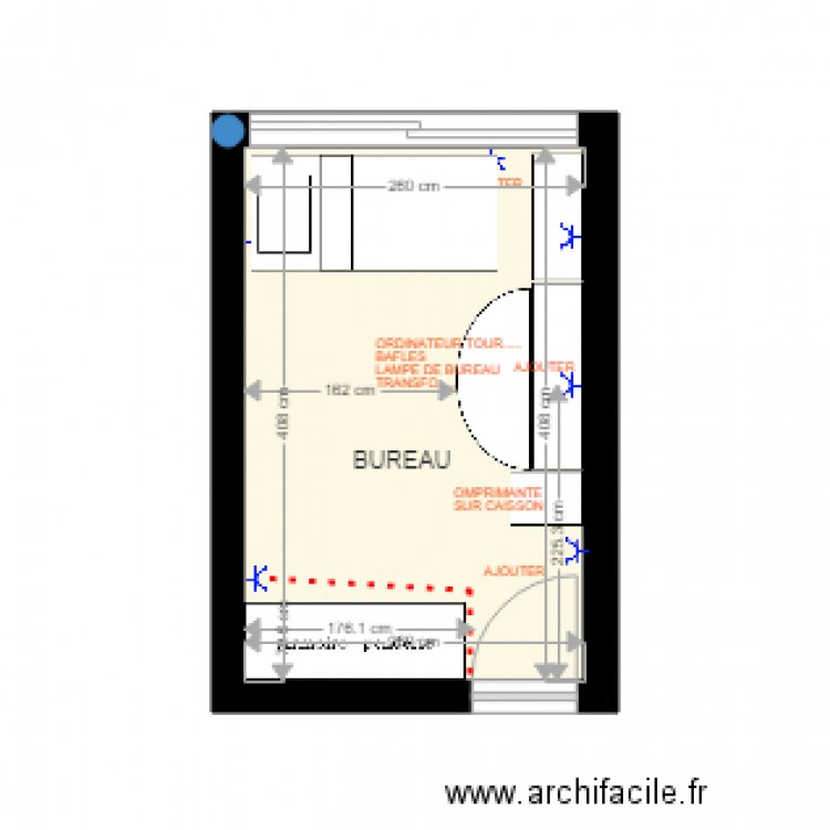 BUREAU 3. Plan de 0 pièce et 0 m2