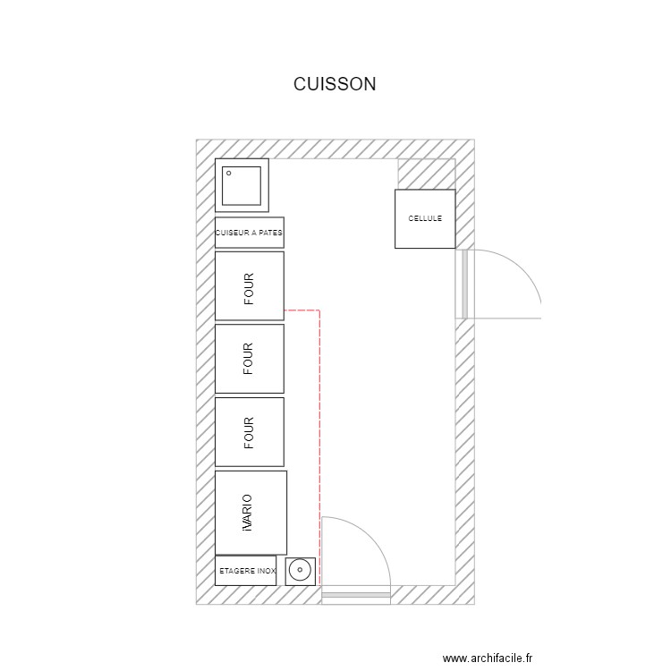FLUNCH TRAITEUR CUISSON. Plan de 0 pièce et 0 m2