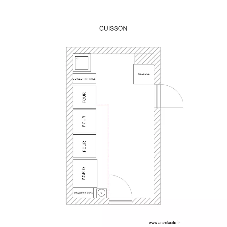 FLUNCH TRAITEUR CUISSON. Plan de 