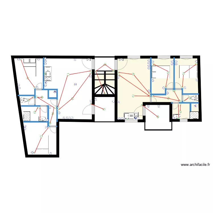 Appartements GARCIA. Plan de 