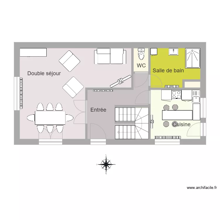 LOCATION SIBILE EDMOND CLAUDINE. Plan de 