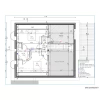 Plan maison permier &eacute;tage